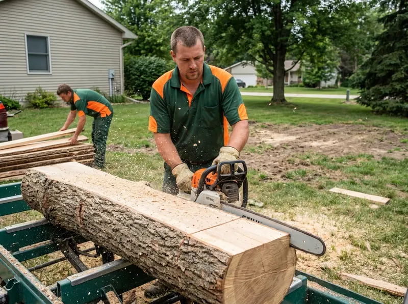Log Milling in Mount Pleasant, WI